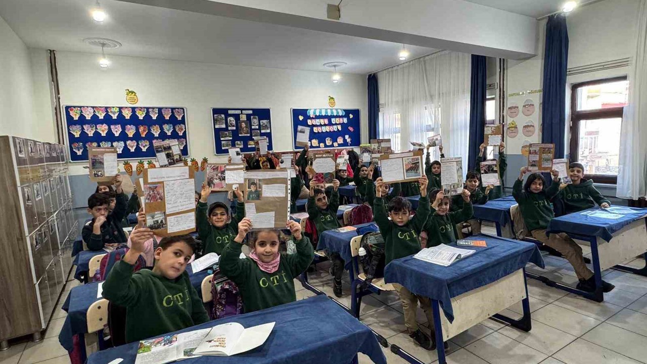 Patnos’ta minik gazetecilerden sınıf gazetesi
