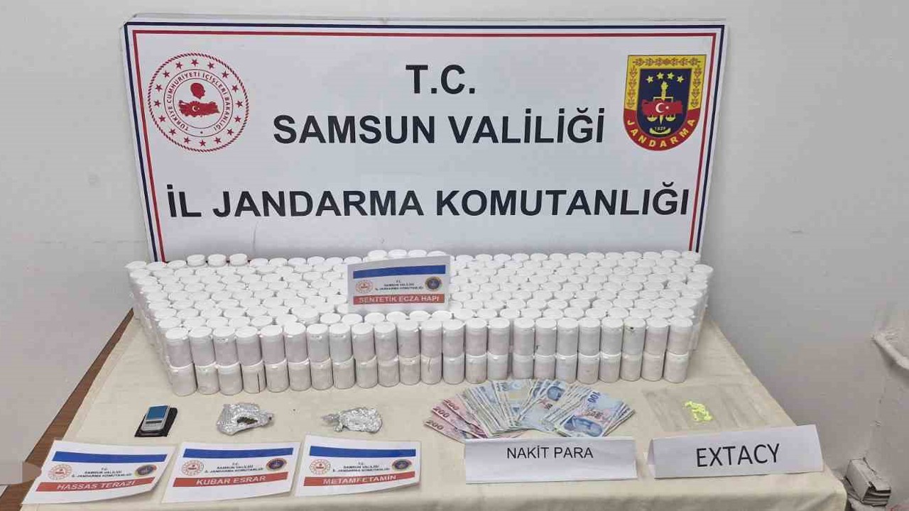 Samsun’da jandarmadan uyuşturucu operasyonu: 2 gözaltı

