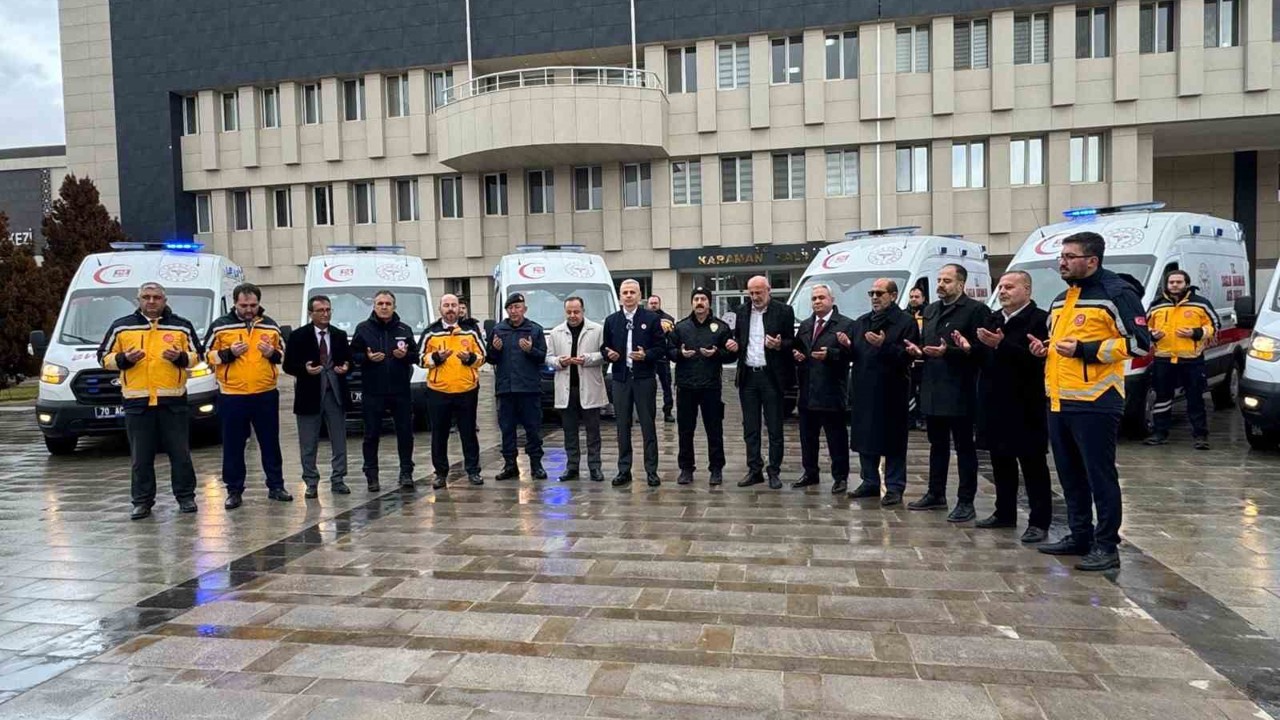 Karaman’da ambulans sayısı 37’ye yükseldi
