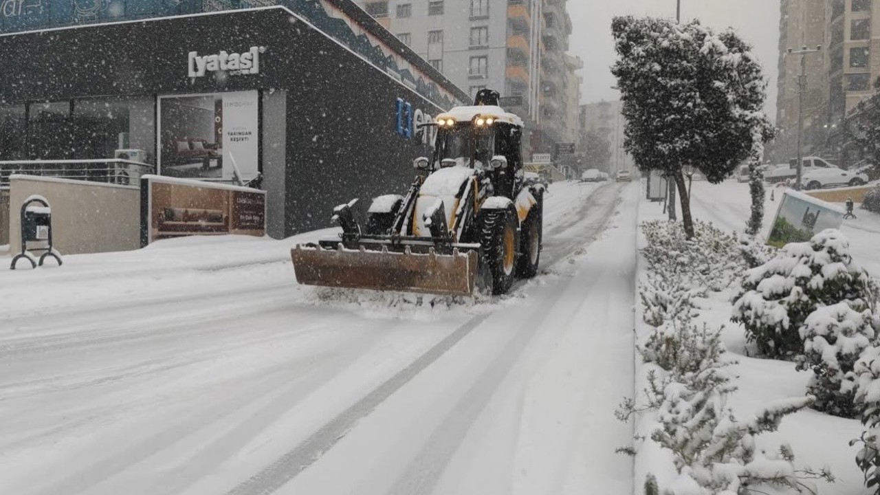 Mardin’de son yılların en yoğun kar yağışı
