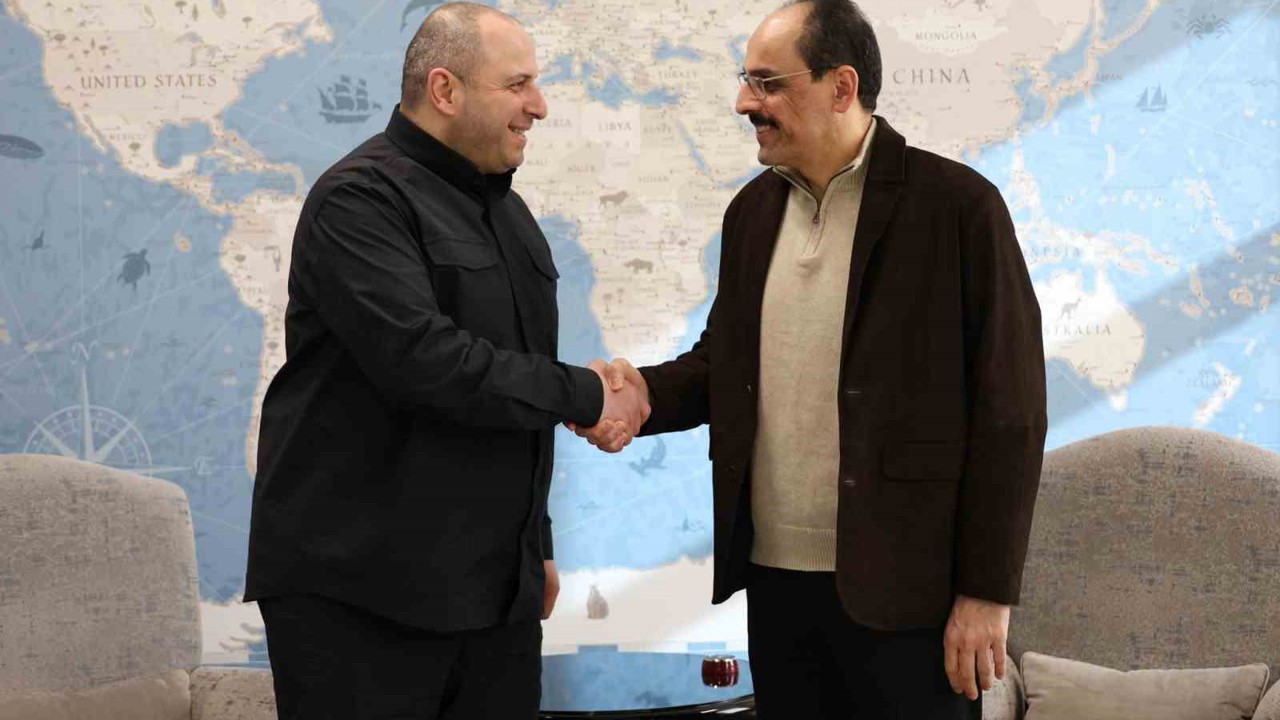 MİT Başkanı Kalın, Ukrayna Ulusal Güvenlik ve Savunma Konseyi Sekreteri Umerov ile bir araya geldi
