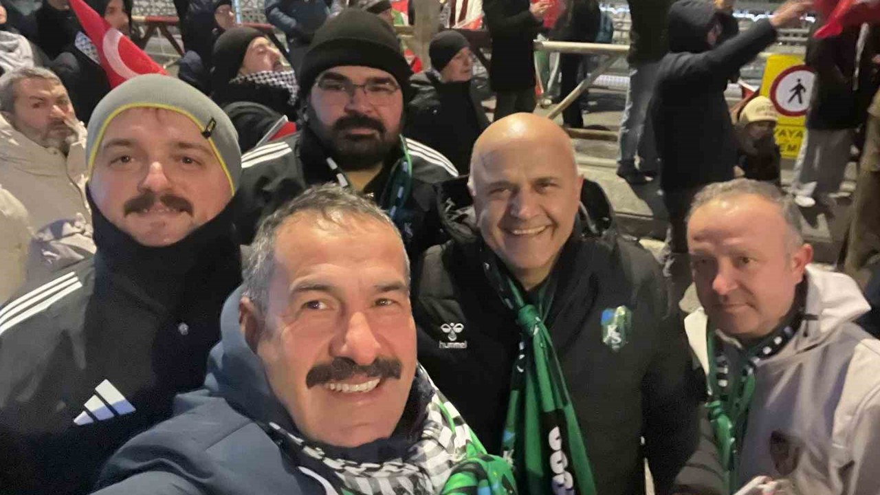 Kocaelispor’dan Filistin’e destek
