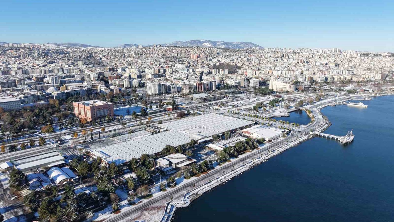 Samsun’da kar manzaraları havadan görüntülendi
