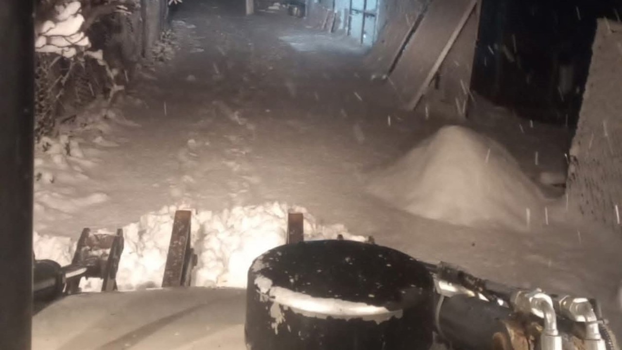 İlkadım’da karla mücadele
