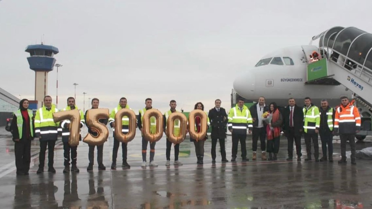 Kapadokya hava limanı rekor kırdı
