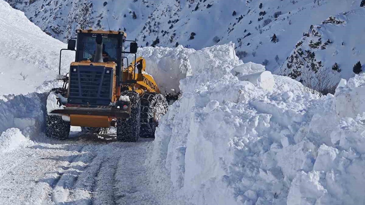 Van-Çatak karayolu ulaşıma açılmaya çalışılıyor
