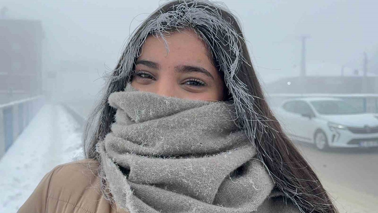 Ağrı’da termometreler eksi 24’ü gösterdi
