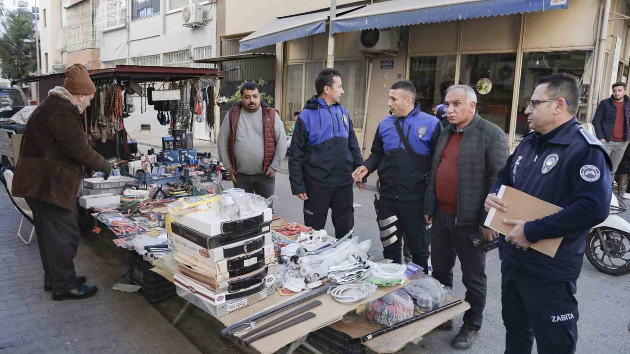 Mersin’de kaldırım işgaline izin verilmiyor
