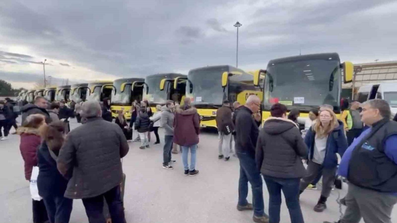 Bursa Terminali’nde yılbaşı dönüş yoğunluğu
