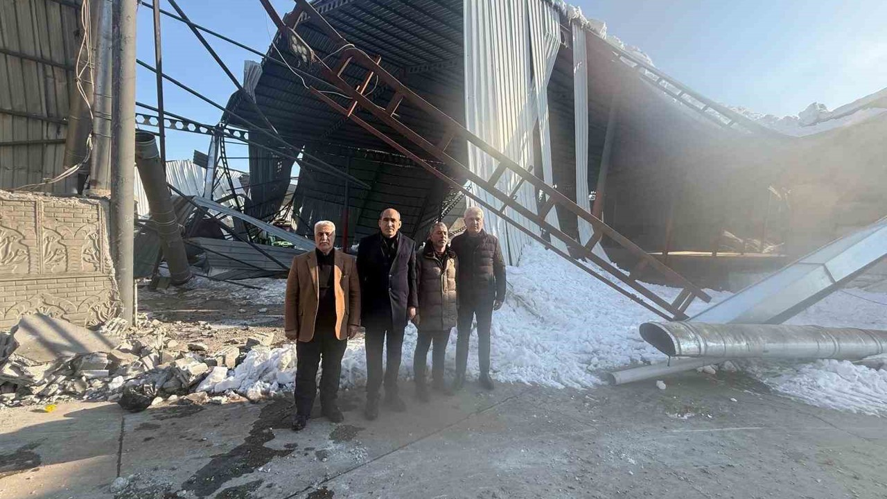 DTSO Başkan Vekili Erdal Avşar, fabrikaları zarar gören üreticilerle bir araya geldi
