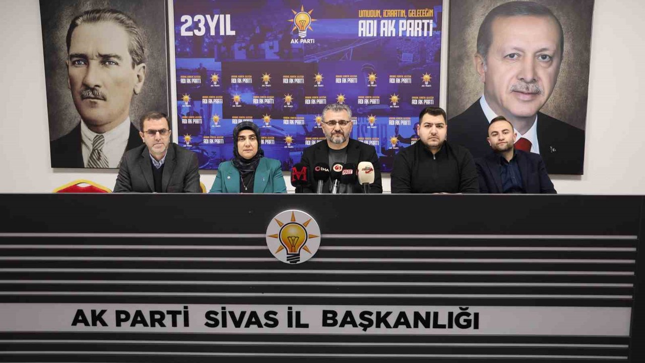 AK Parti Sivas İl Başkanı Tanrıverdi: "6 bin 183 yeni üye partimize kazandırılmıştır"
