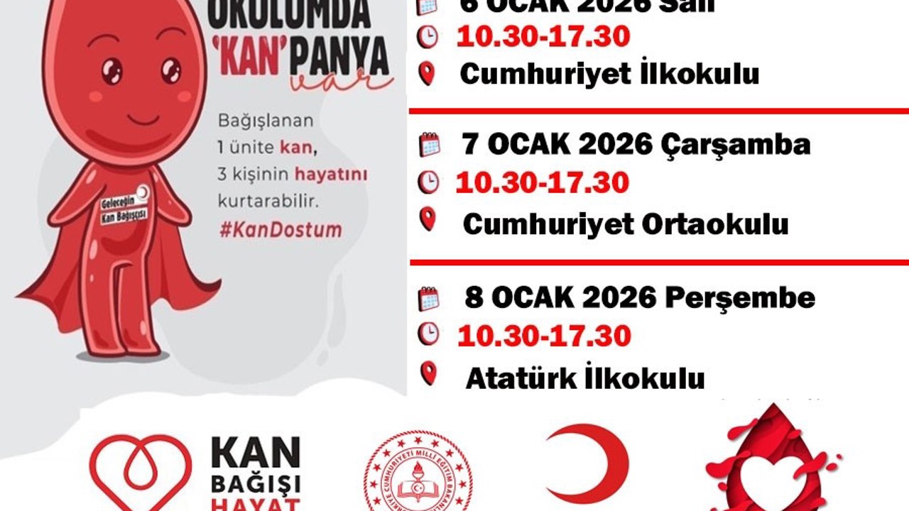 Türkeli’de okullarda kan bağışı kampanyası
