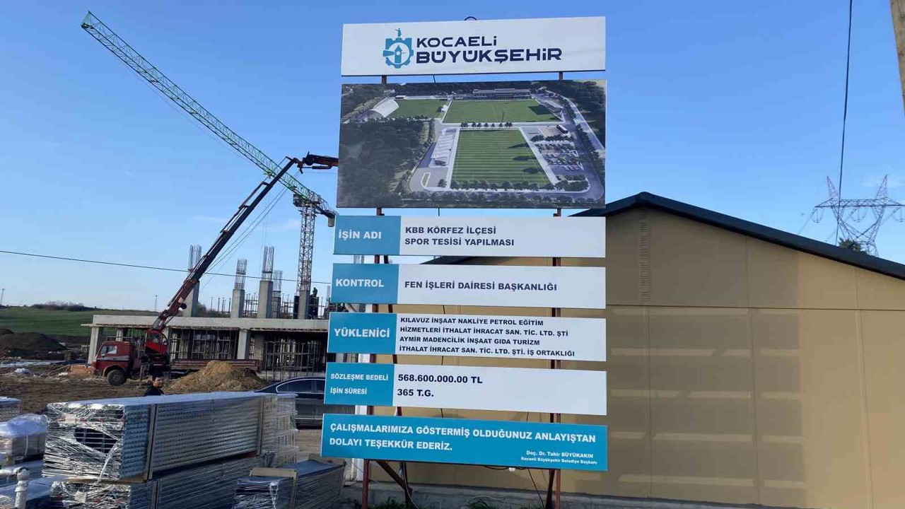 Kocaelispor’un modern spor üssü yükseliyor
