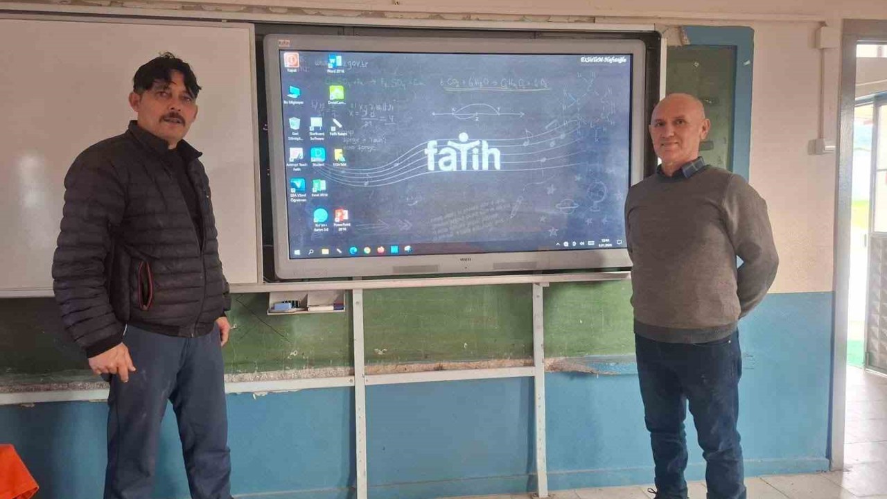 Sığırtmaçlı İlkokulu’nda teknolojiyle eğitim hamlesi
