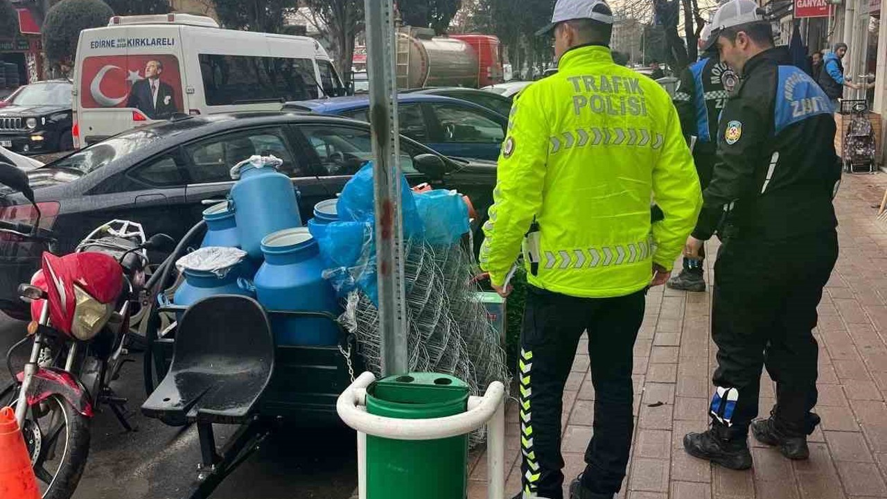 Kırklareli’nde kaldırım ve yol işgalleri denetimi
