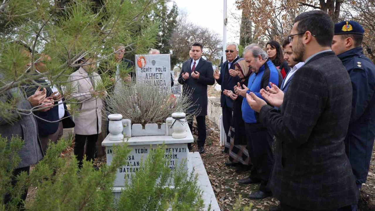 Şehit Polis Işlakça şehadetinin yıl dönümünde anıldı
