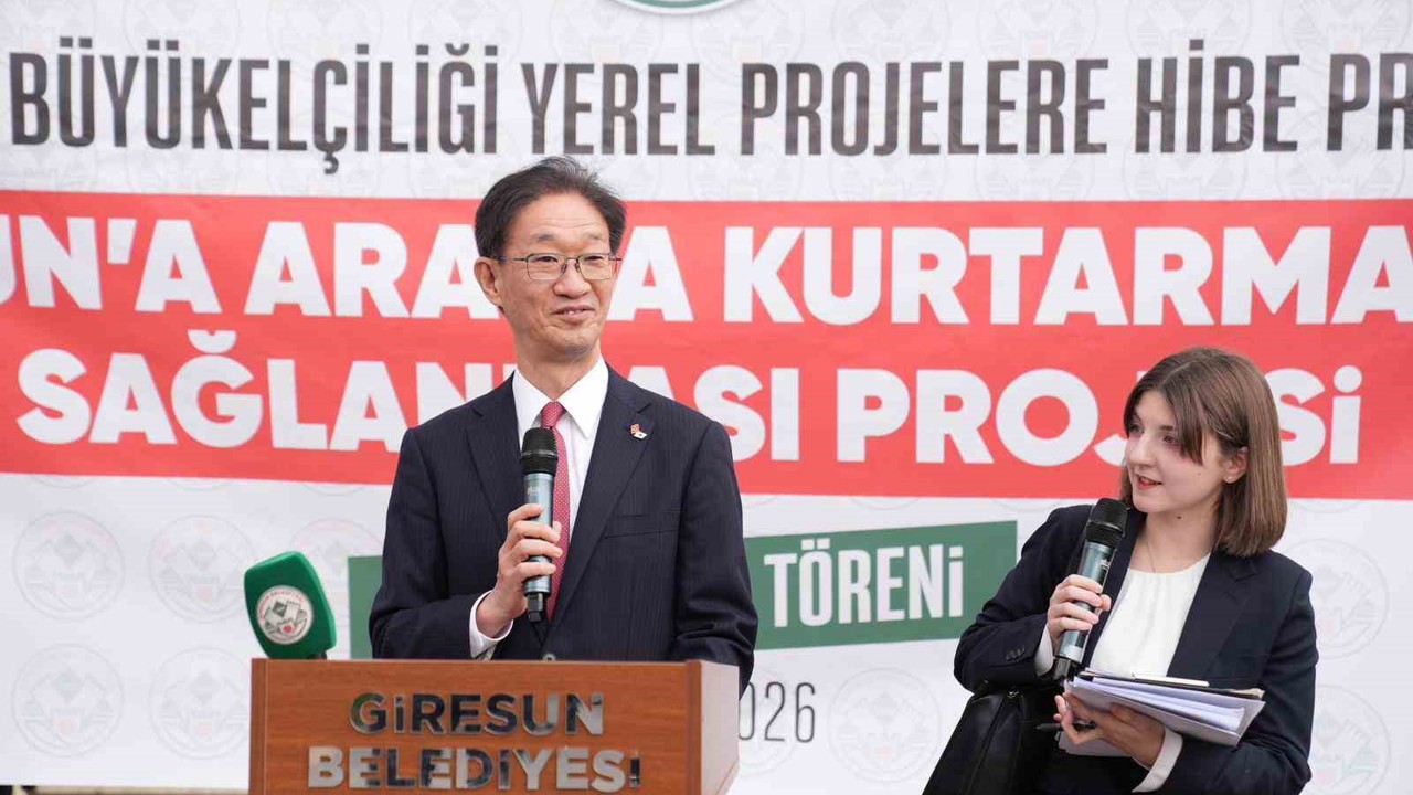 Japonya’dan Giresun Belediyesi’ne kurtarma aracı desteği
