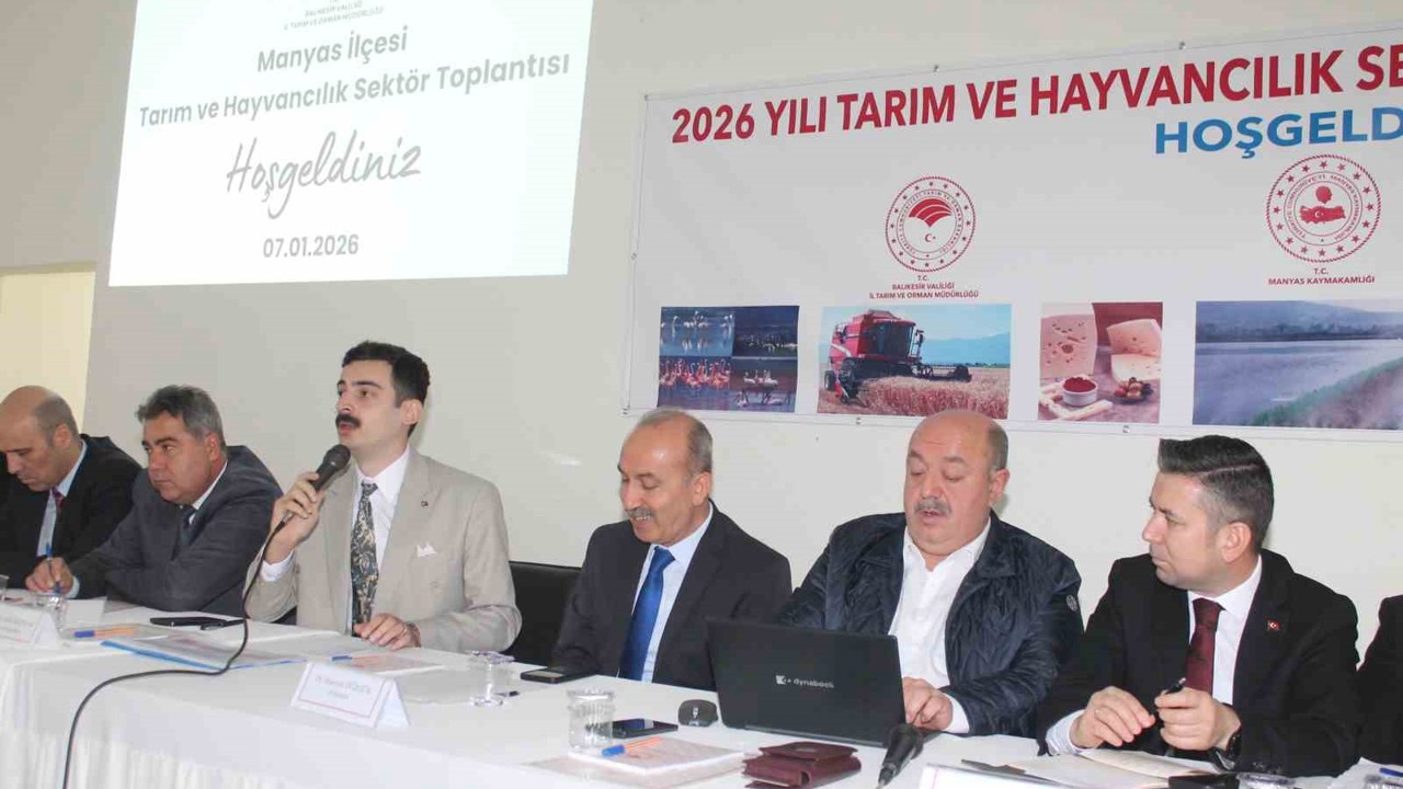 Manyas’ta tarımsal üretim planlaması ve iklim değişikliği konuları ele alındı
