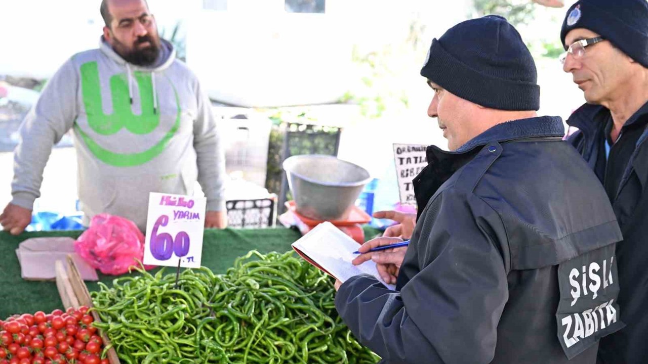 Şişli’de semt pazarlarında fahiş fiyat denetimi
