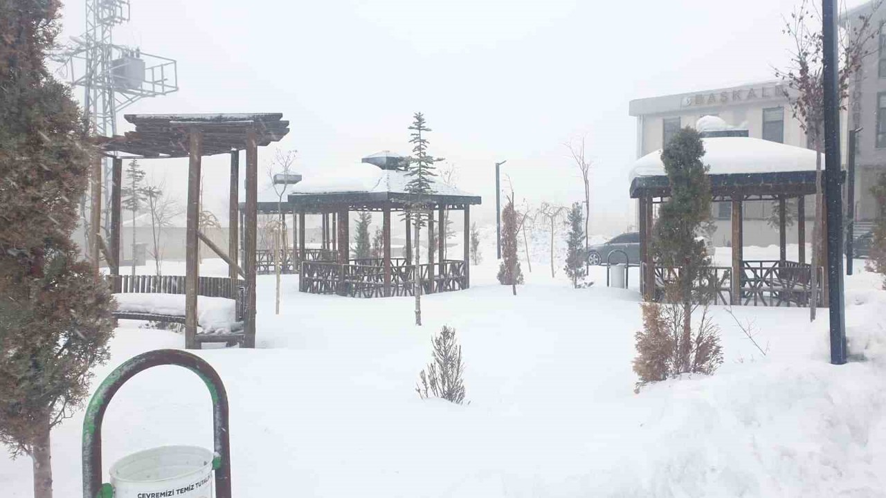 Başkale’de kar yağışı başladı
