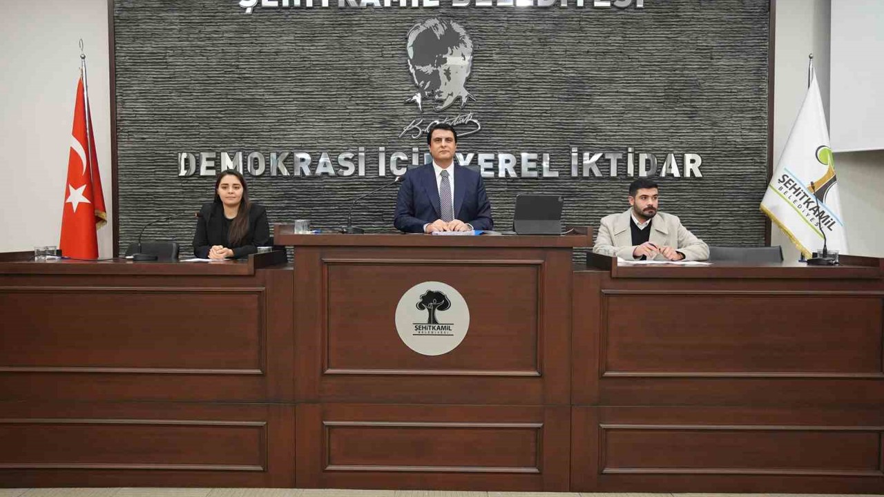 Şehitkamil Belediyesi Ocak ayı meclis toplantısı tamamlandı
