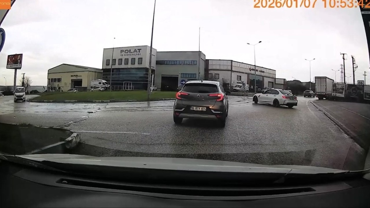 Bursa’da cadde ortasında driftin bedeli 58 bin lira oldu
