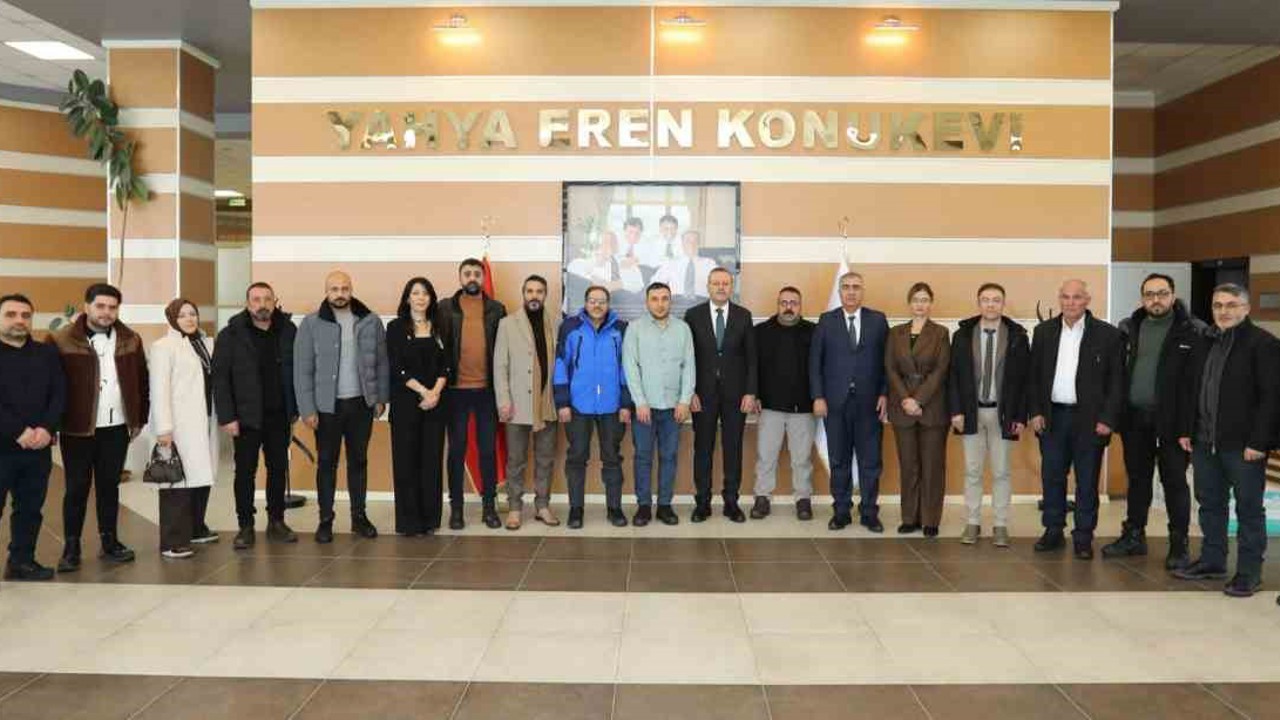 Rektör Elmastaş, gazetecileri ağırladı
