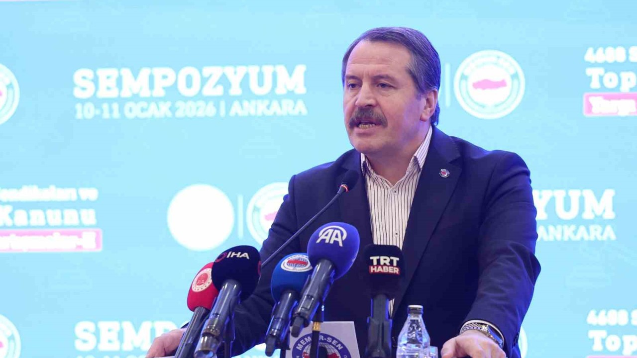Memur-Sen Başkanı Yalçın: "4688 Sayılı Kanunu’nda reforma ihtiyaç var"

