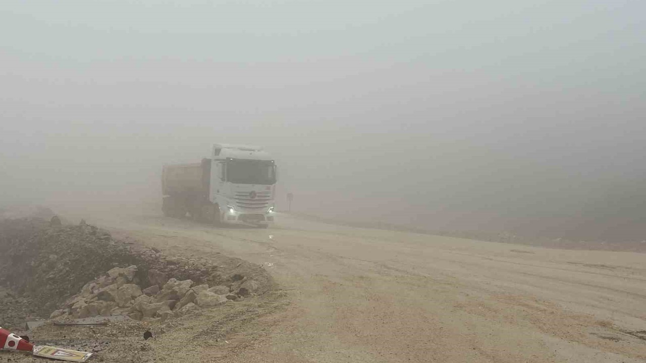 Hatay’da yüksek kesimlerde sis
