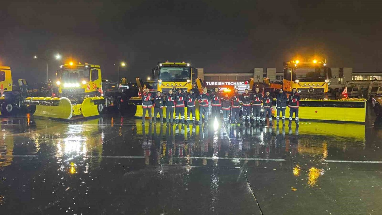 Sabiha Gökçen Havalimanı’nda kar tedbirleri
