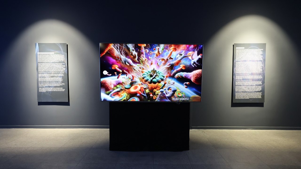 Galeri Cennet’te ‘Fijital Kapılar’ sergisi açıldı
