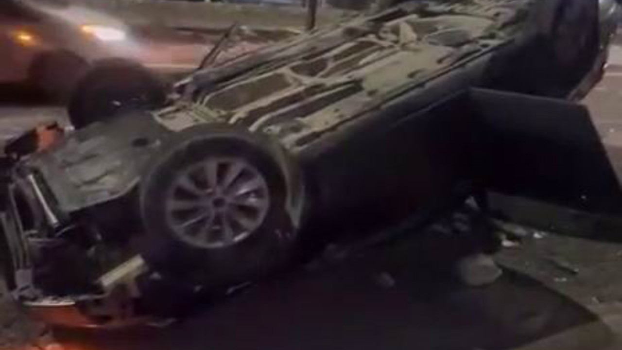 Buzlanma kazayı beraberinde getirdi
