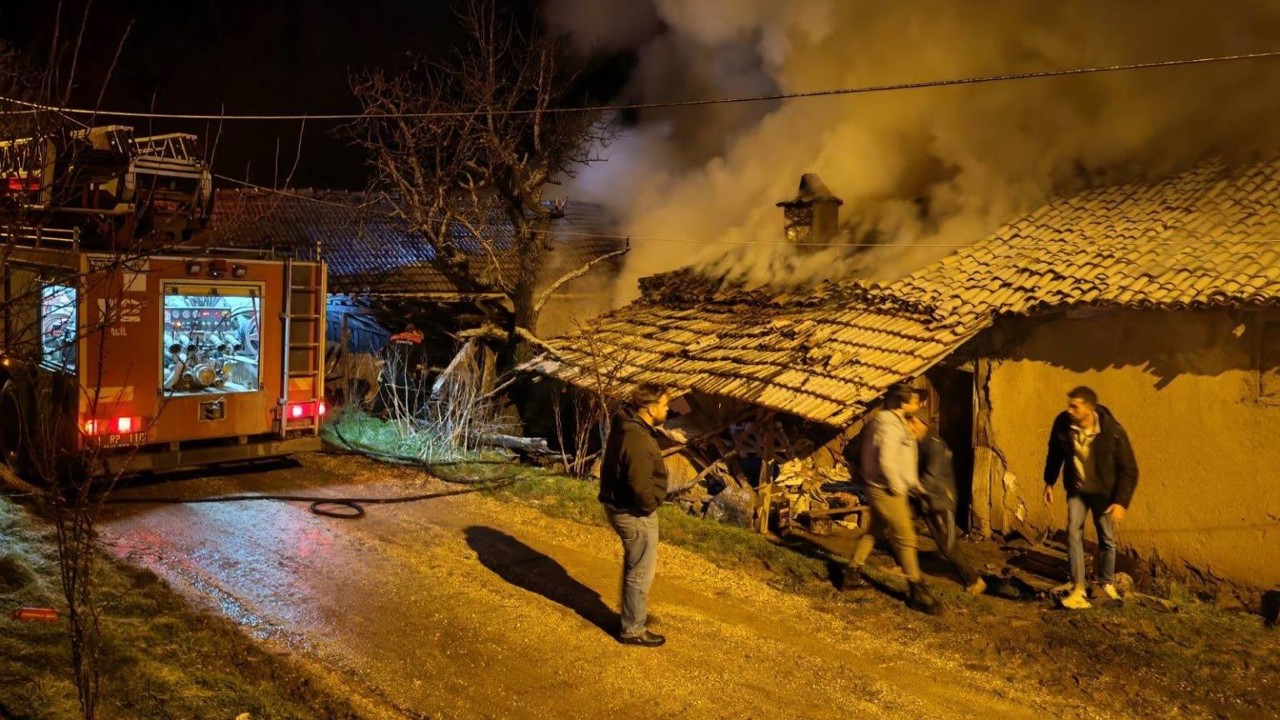 Bilecik’te baca yangını korkuttu
