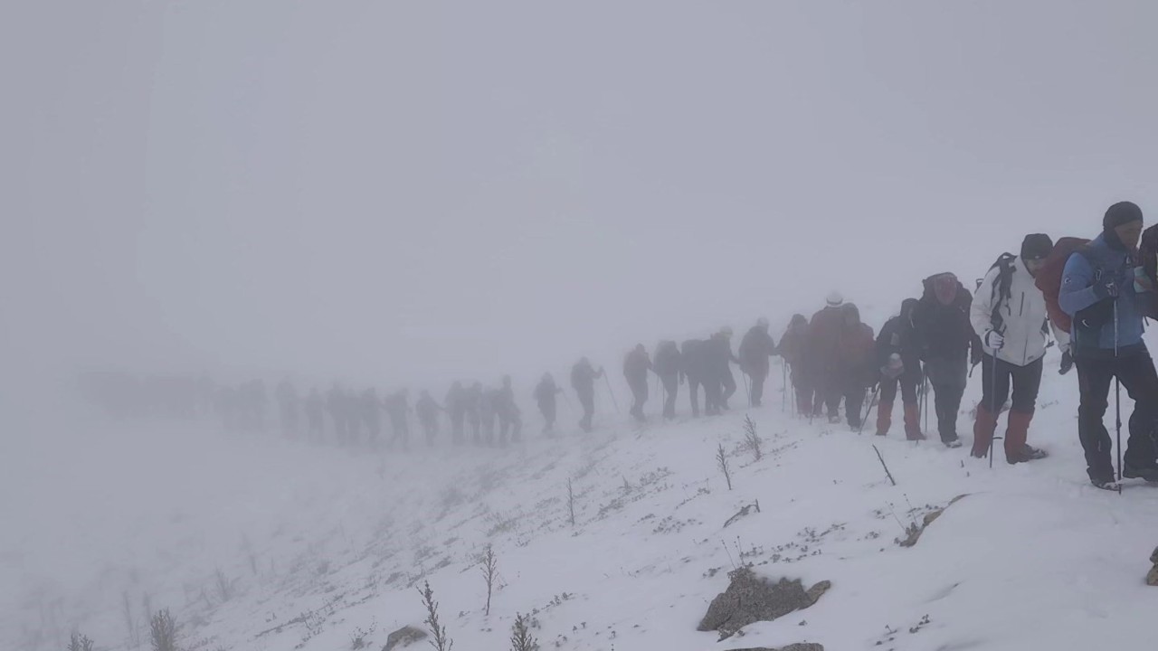Kazıkbeli Savaşı anısına Honaz Dağı’na zirve tırmanışı
