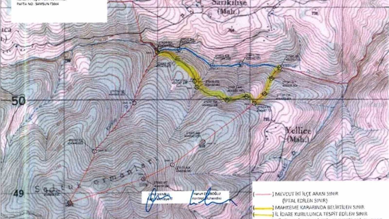 Samsun’da iki ilçe arasında sınır ihtilafı, Seferoğulları ile Tellioğulları’nı akla getirdi
