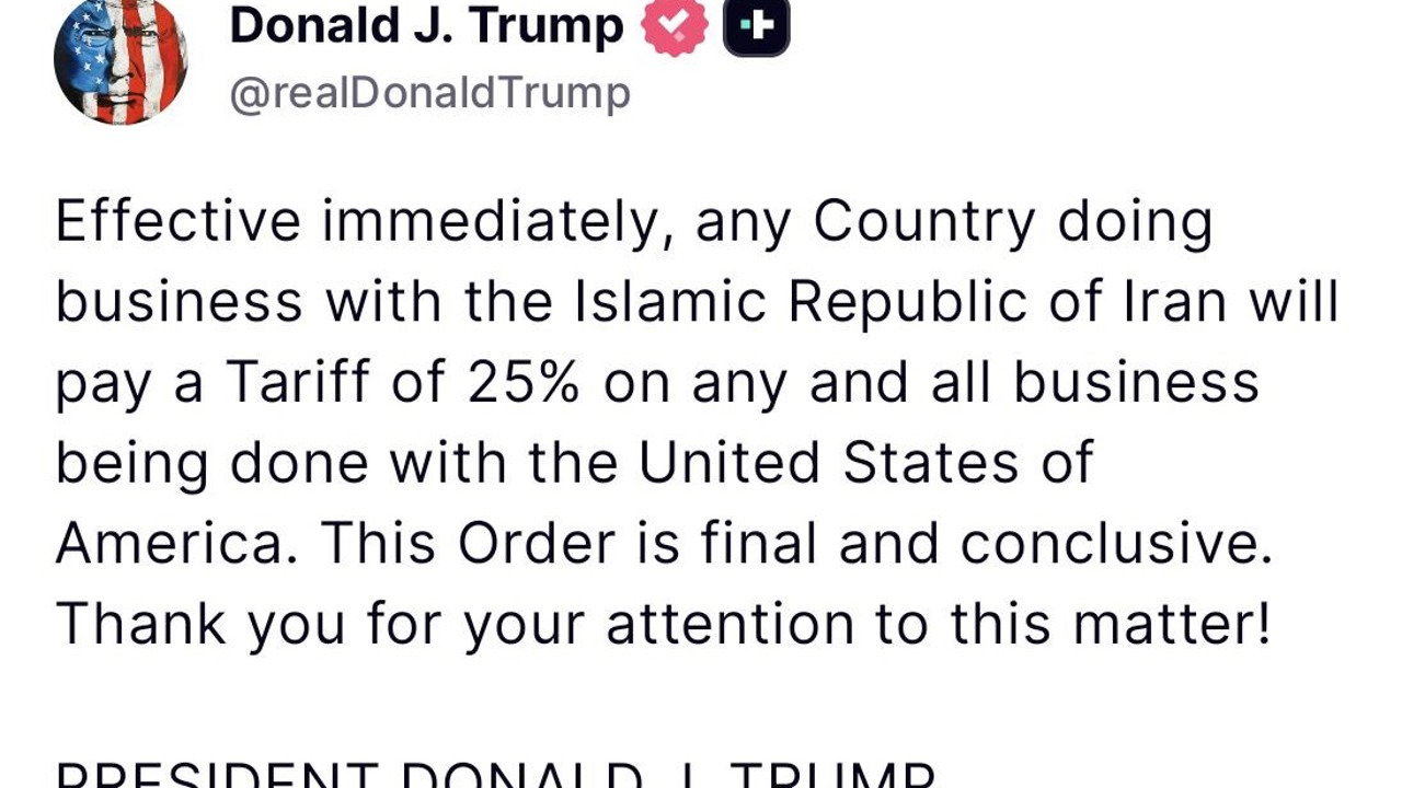 Trump’tan İran ile iş yapan ülkelere yaptırım kararı: "Yüzde 25 gümrük vergisi uygulanacak"
