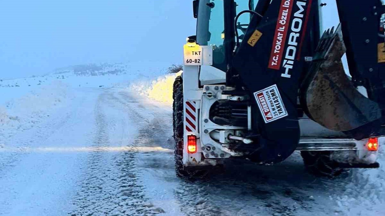 Tokat’ta 256 köy yolu ulaşıma kapalı
