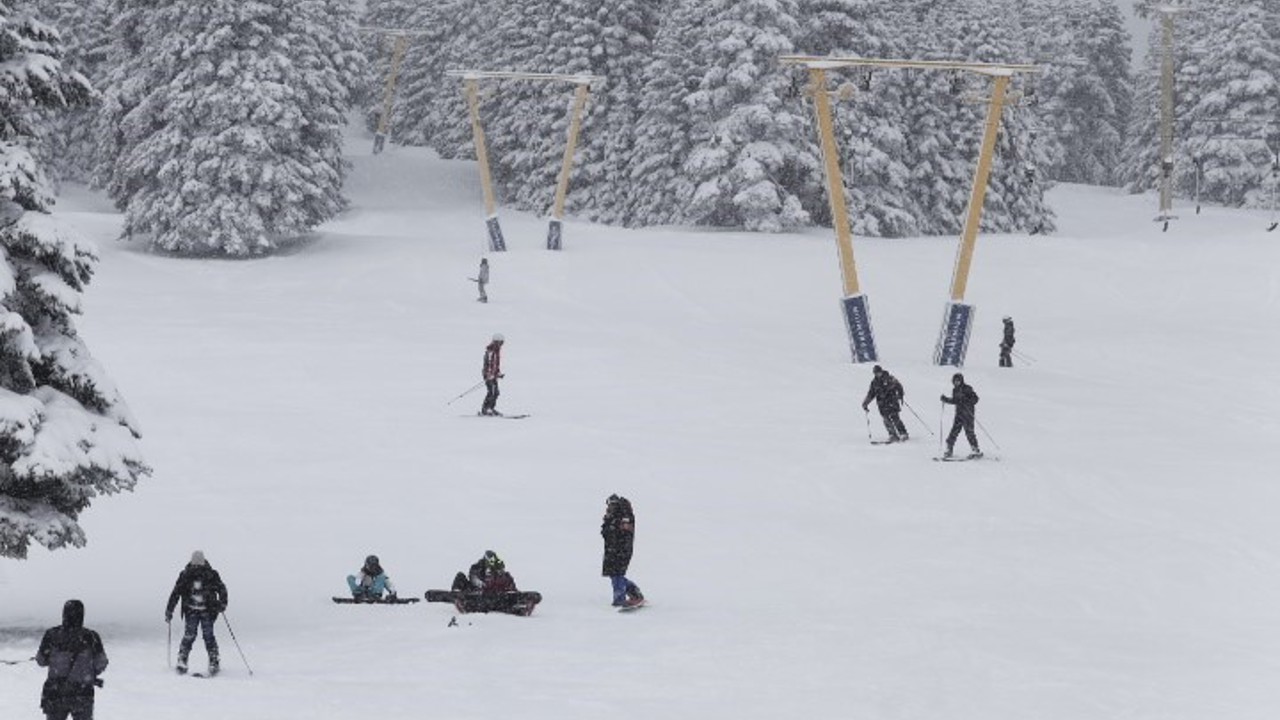 Uludağ’da kar kalınlığı 95 santimetreye ulaştı
