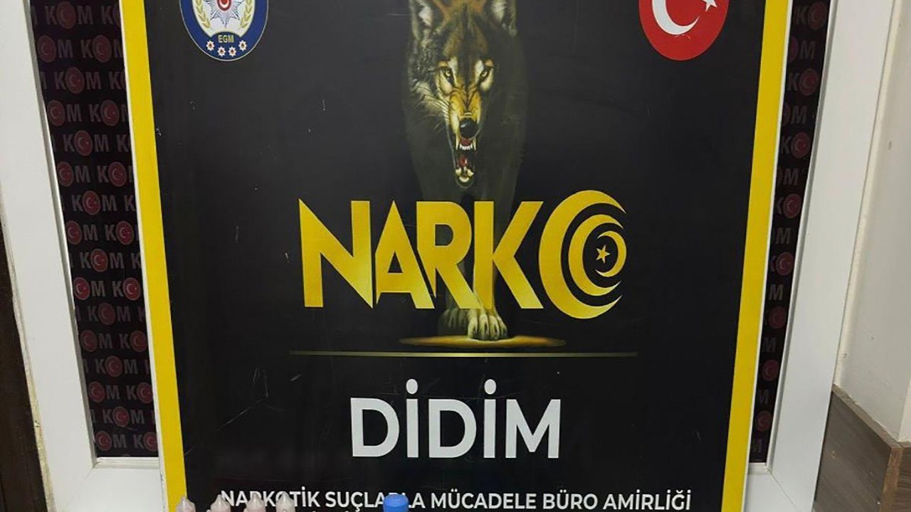 Didim’de 1 kilo sıvı uyuşturucu ele geçirildi

