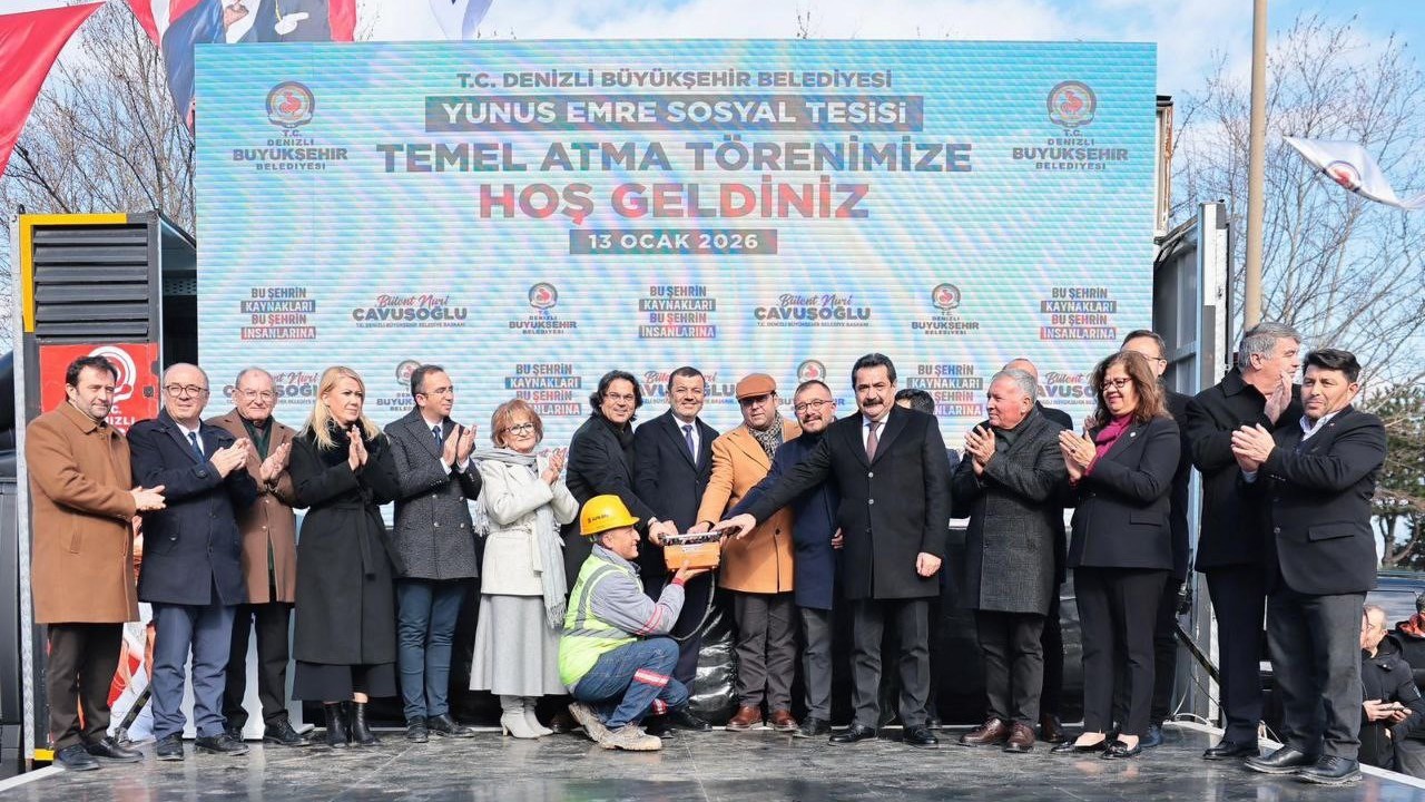 Yunus Emre Sosyal Tesisinin temeli törenle atıldı
