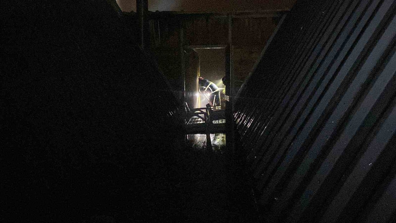 Kocaeli’de bungalovda çıkan yangın paniğe neden oldu
