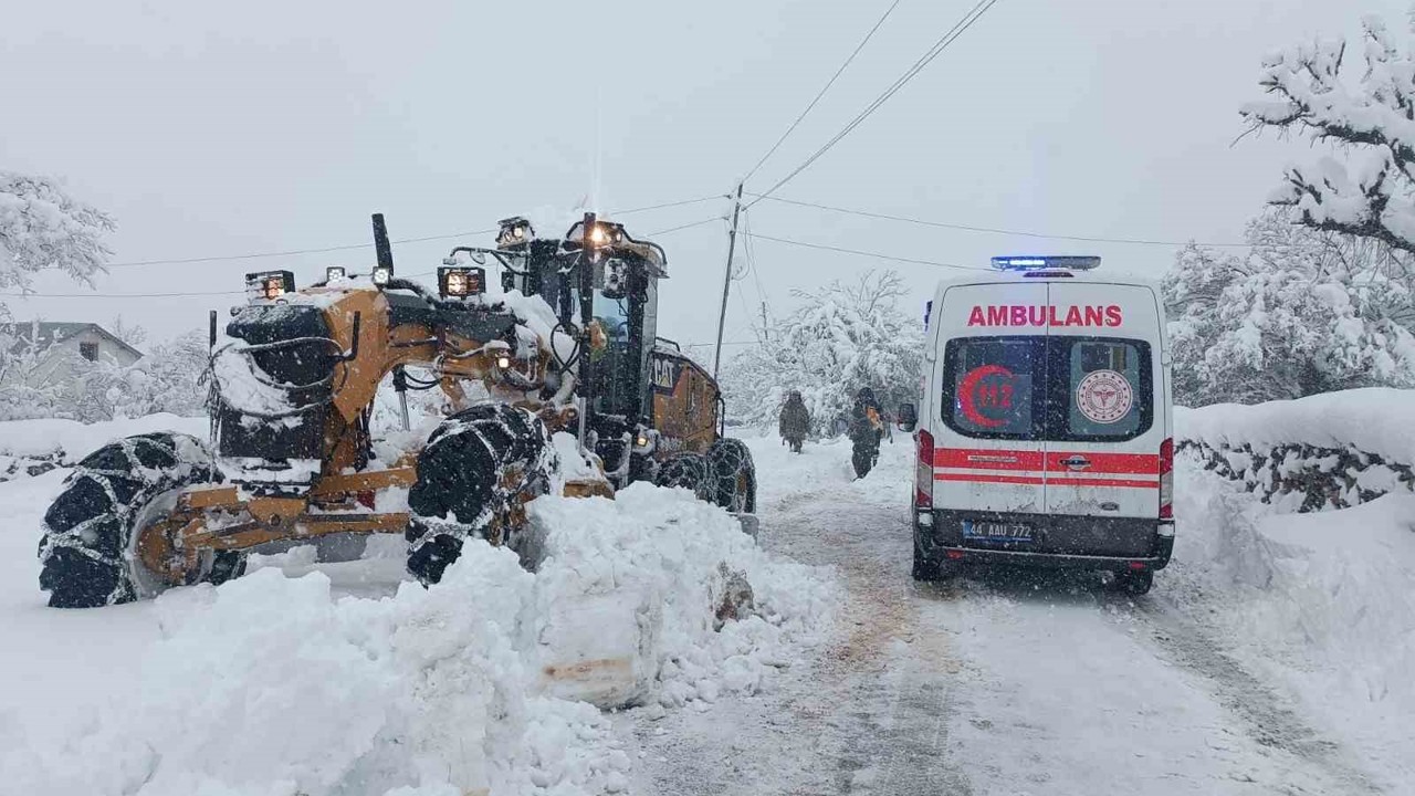 Malatya’da 136 kırsal mahalle yolu kapalı
