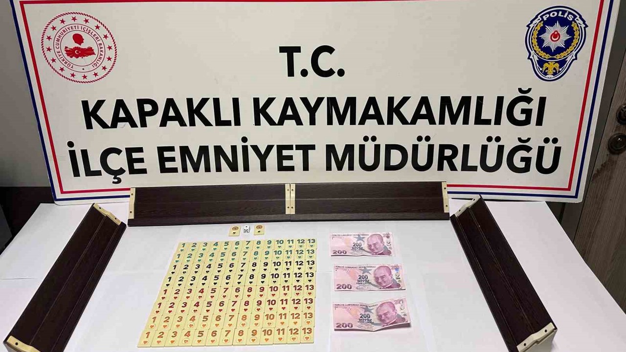 Çayevinde kumar operasyonu: 46 bin lira ceza yediler

