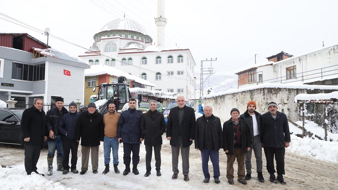 Canik’te kar mesaisi: Kaymakam Aydın ve Başkan Sandıkçı sahada
