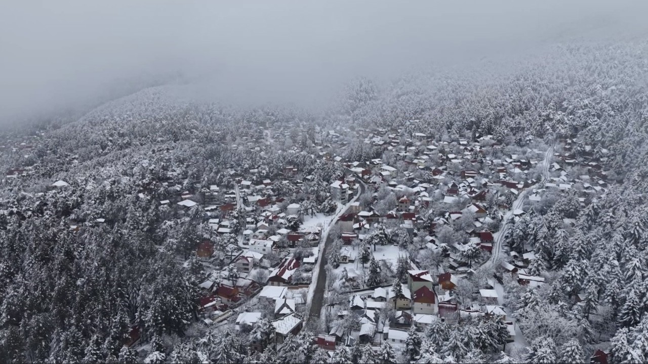 Amanos eteklerinde kış masalı: Zorkun Yaylası’nda kar güzelliği

