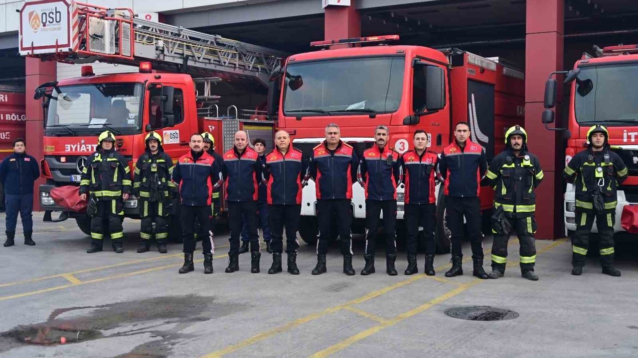 Kayseri OSB İtfaiyesi 2025’te bin 435 olaya müdahale etti
