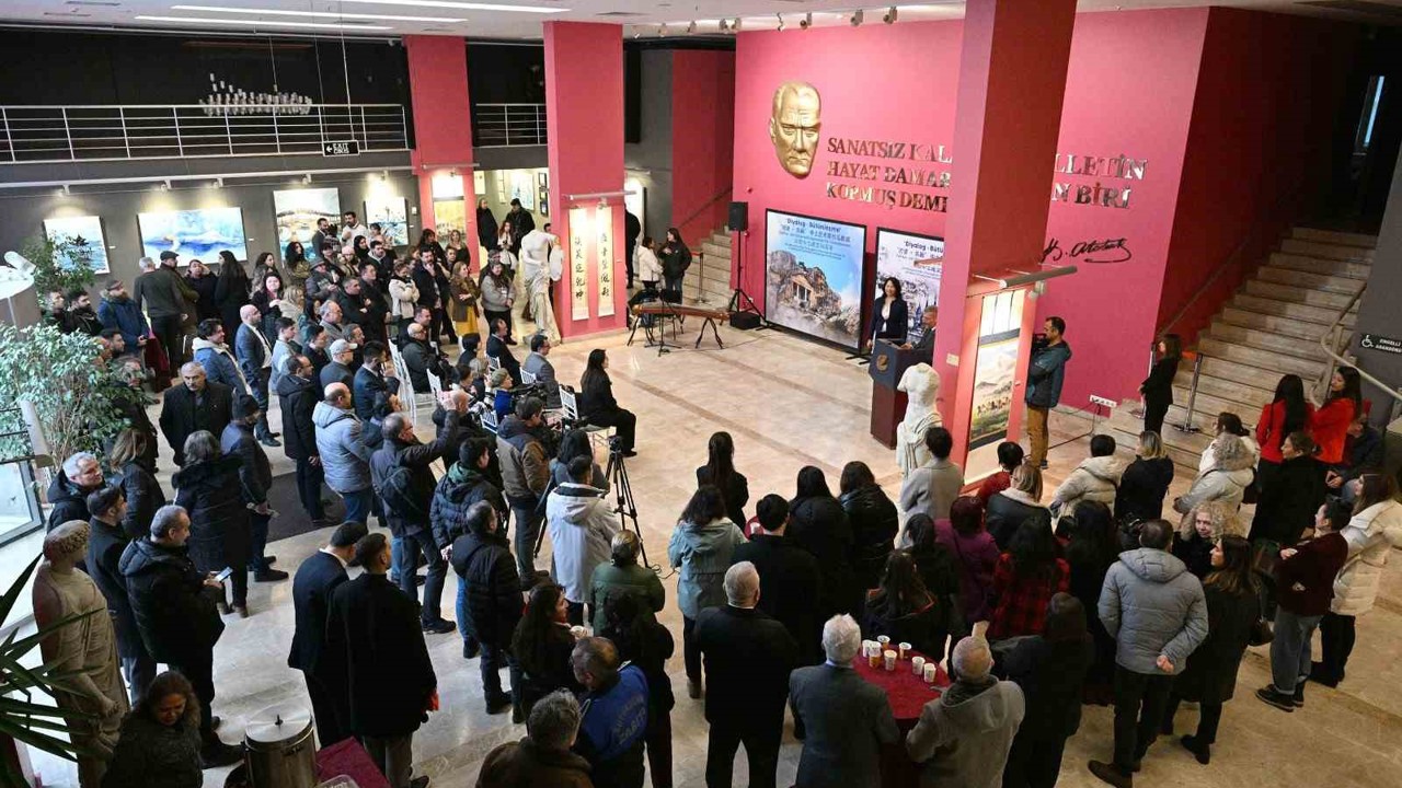Türkiye-Çin diplomatik ilişkilerinin 55’inci yılı sanat sergisiyle kutlandı
