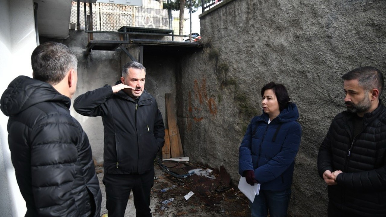 Pursaklar Belediye Başkanı Çetin, projeleri yerinde inceliyor
