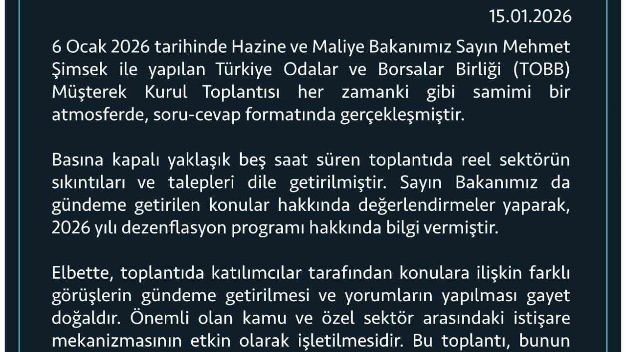 "Farklı görüşlerin gündeme getirilmesi ve yorumların yapılması gayet doğaldır"
