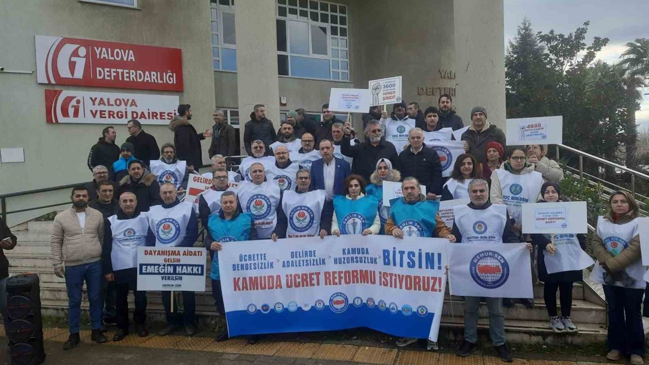 Yalova’da kamuda ücret eşitsizliğine dikkati çektiler

